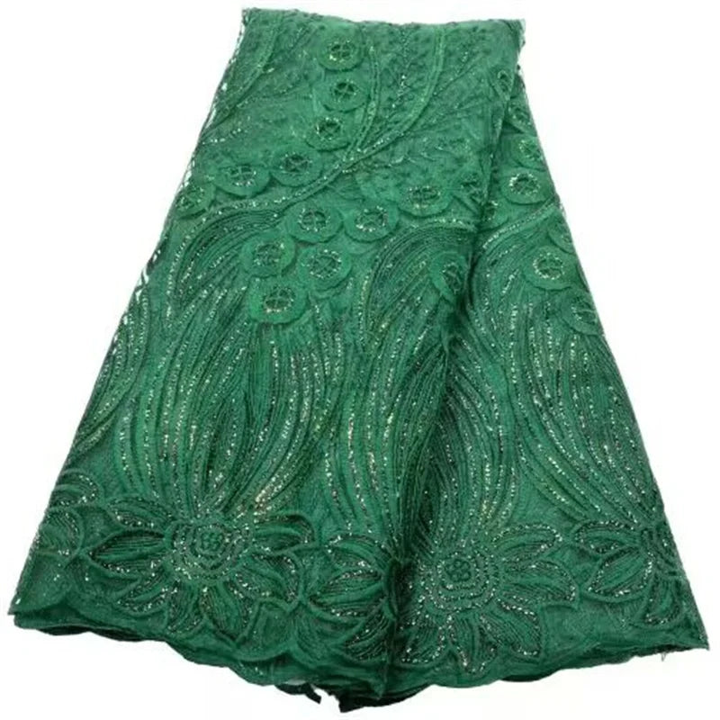 New Fashion African Brocade Lace Fabric