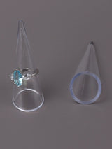 New Wholesale Clear Acrylic Riangle Conical Ring