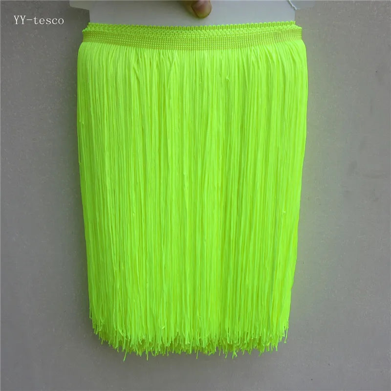 Hot Sale 30CM Long Polyester Tassel African Lace