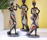 New Resin Vintage African Crafts Ornament Black Women Art