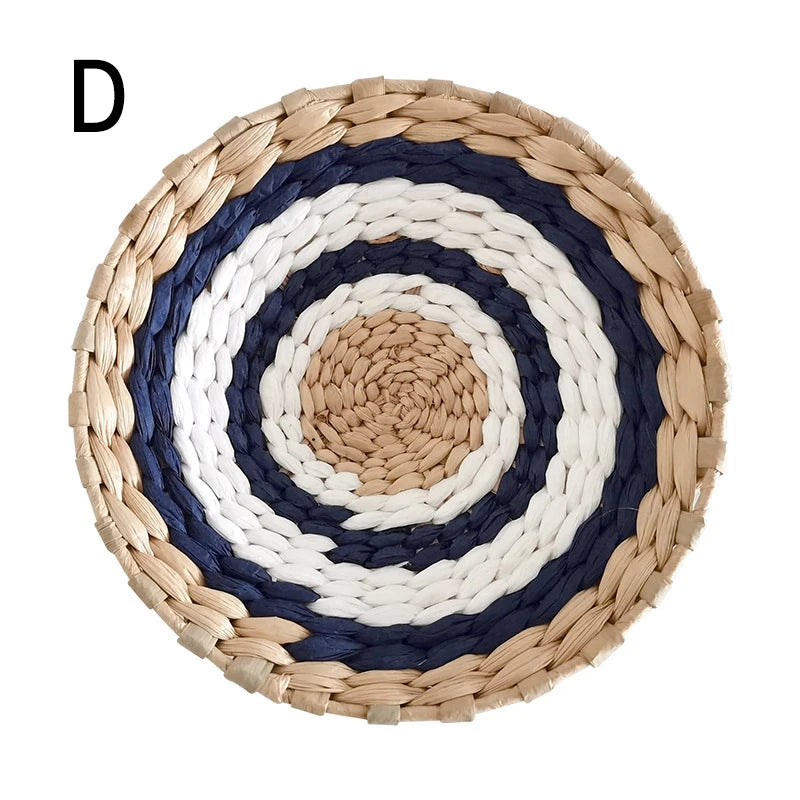 New Fashion INS Straw Rattan Wall Decor