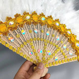 Double side African Feather Big fan