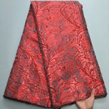 African Damask Lace French Brocade Lace Fabric