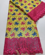 High Quality Latest Nigerian Cord Lace Fabric