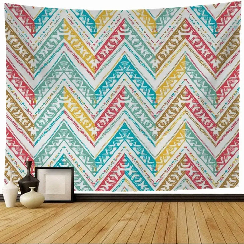 New Colorful Shapes Design Tapestry