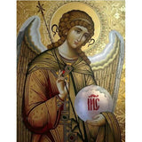 Damian Archangel Michael St.gabriel Byzantine Icon Canvas Wall Art