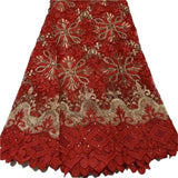 High Quality Jacquard Brocade Lace Fabric