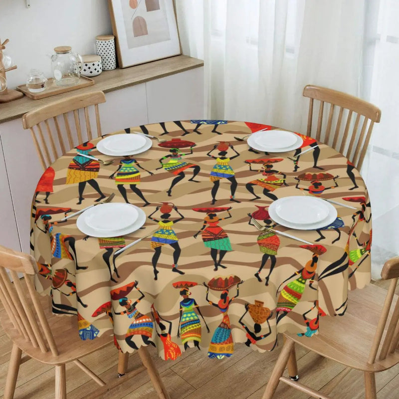 African Woman Life Culture Tablecloth