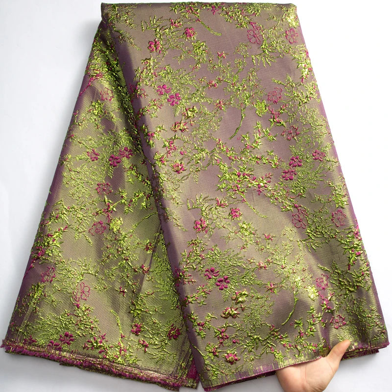 SJD LACE African Brocade Jacquard Lace Fabrics