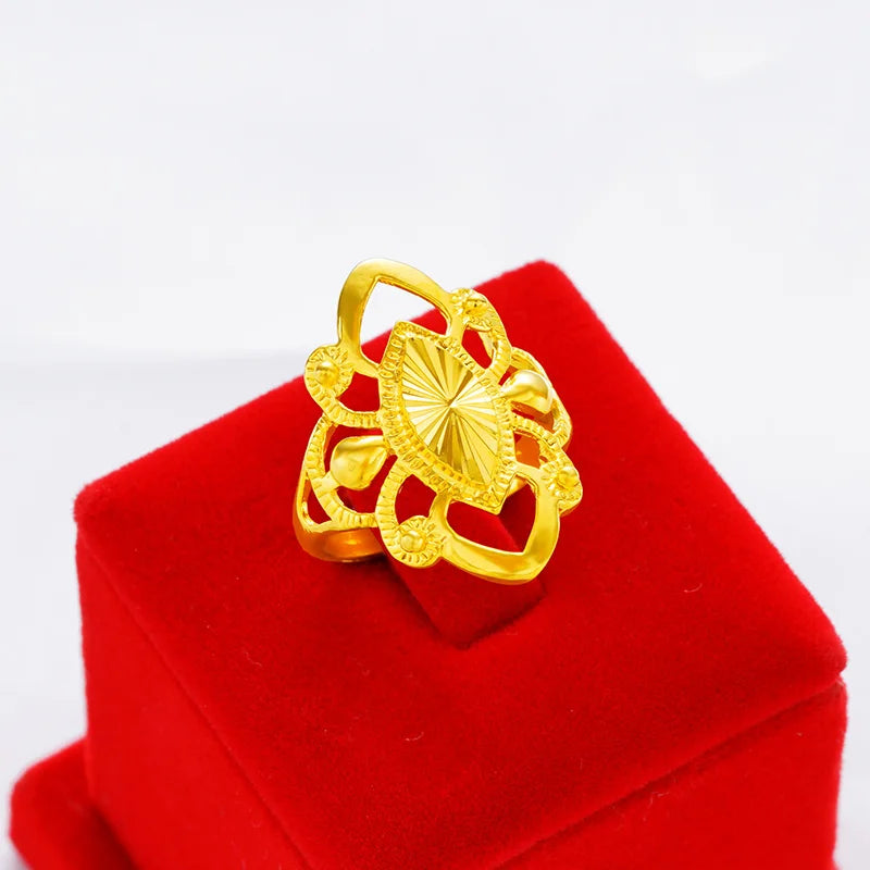 24k Adjustable Index Finger Ring