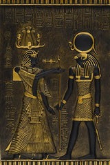 Black Golden Ancient Egyptian Art Prints 3D Posters