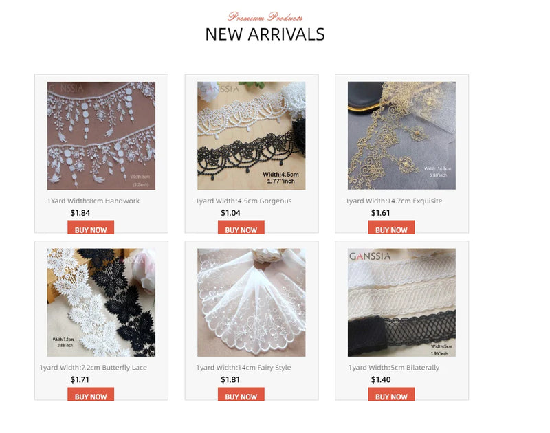 High Quality DIY Pendant Handmade Clothing Lace Accessories