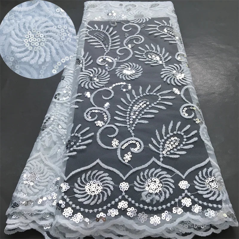 Zhenguiru Latest Embroidery African Lace Fabric