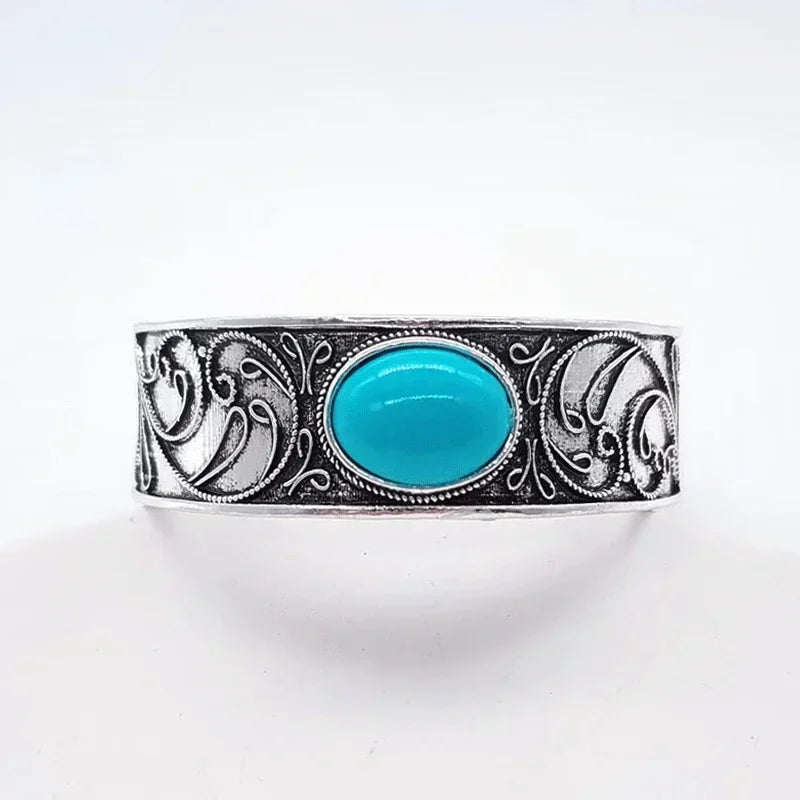 Vintage Turquoises Imitation Natural Stone Bracelets