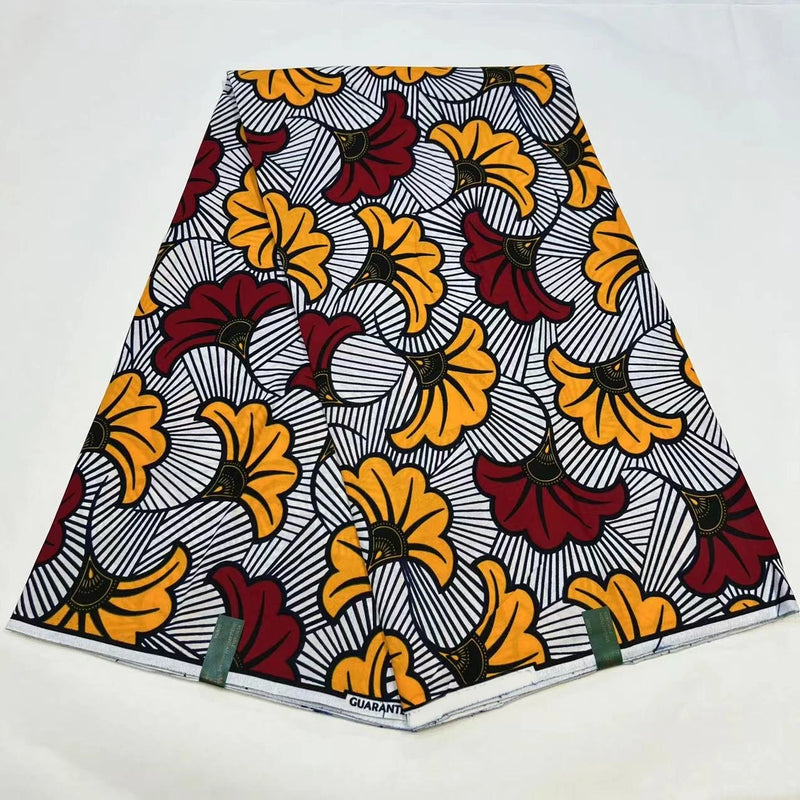 100% Cotton African Wax Print Fabric