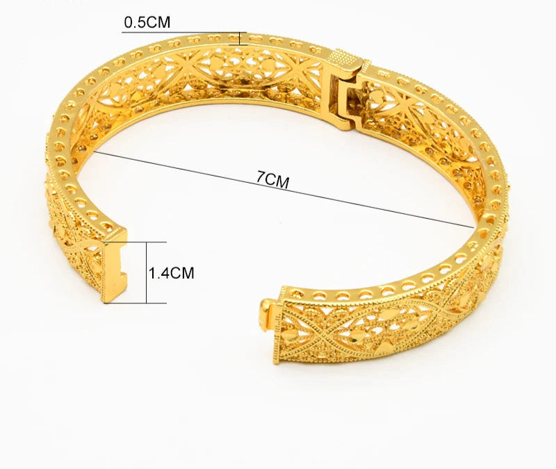 New Dubai Gold Color Bangles