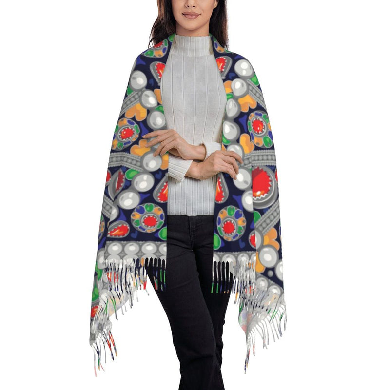 Amazigh Pride Tifinagh Patriotic Kabyle Scarf