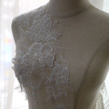 New luxury beaded embroidery lace