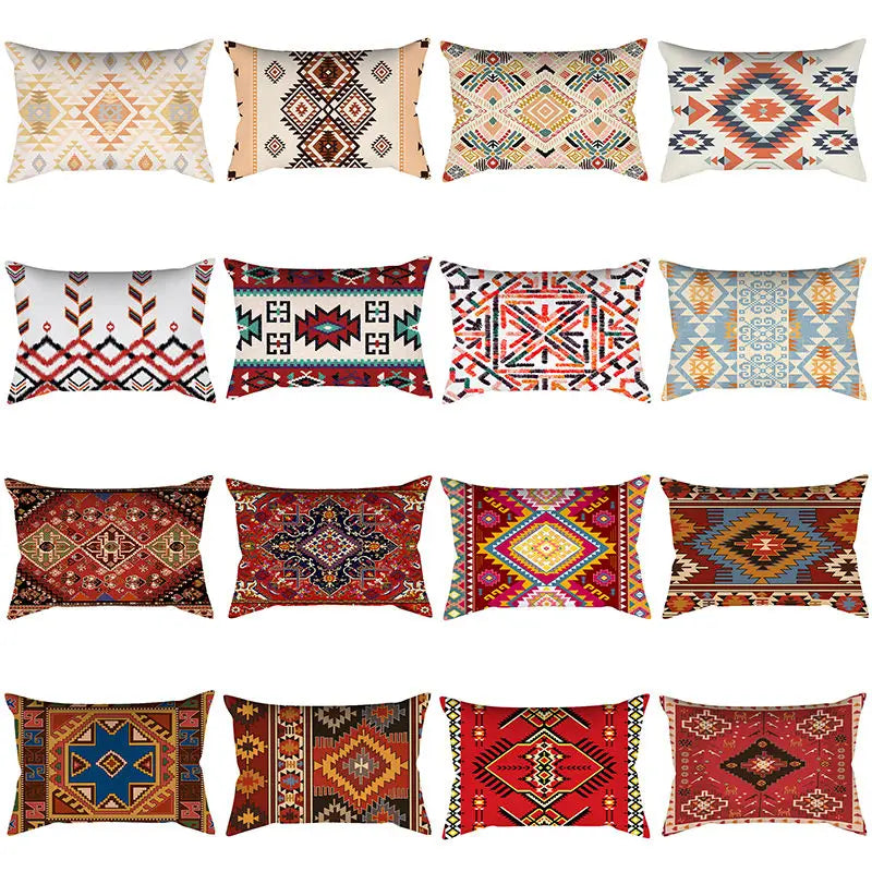 New Pillows Bohemian Farm Double Bed Cushions Cover