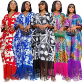 Women Tassels Boubou African Dresses