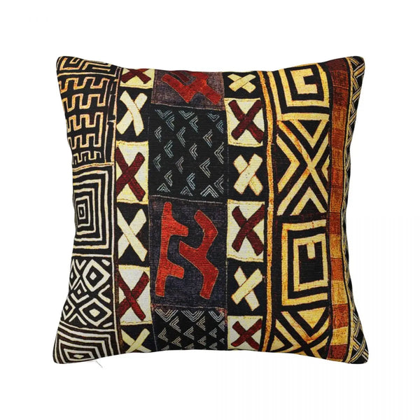 Abstract African Style Mud Pillowcase