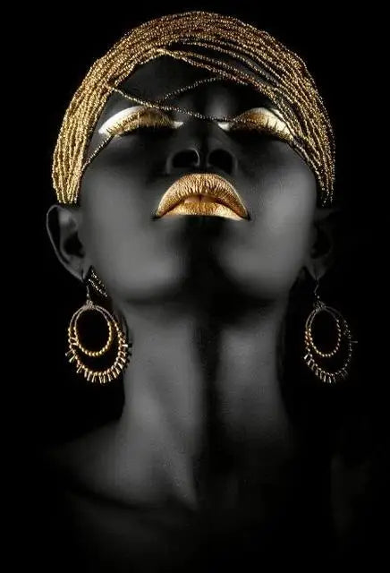 African Woman Poster Modern Wall Art