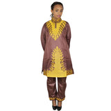 African Bazin Embroidery Design Dresses