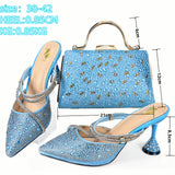 New Women Shoes and Bag Set