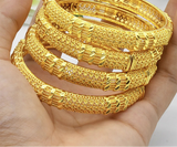 ANIID 24K Gold Color Bangle Bracelet