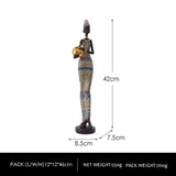 High quality resin Retro African Statue Art Ornaments