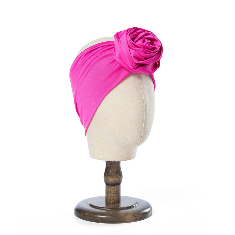 New Flower Bandana Turban Wrap Women Hair Accessories