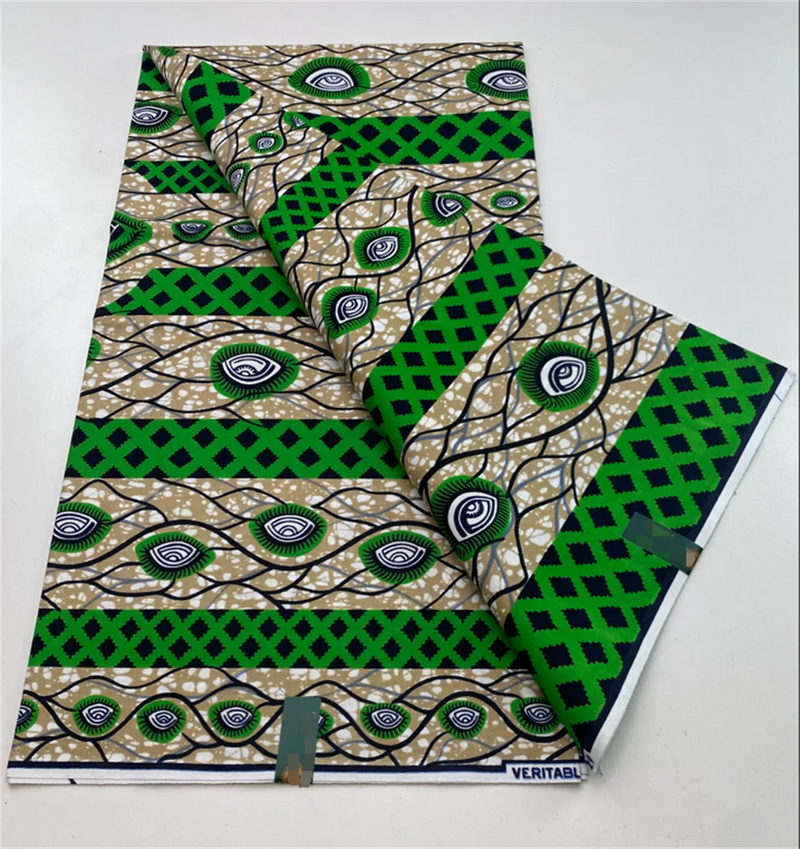 100% cotton Ankara Wax Ghana Fabric