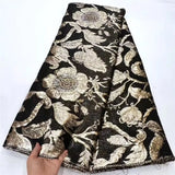 High Quality Nigerian Damask Gilding Lace Fabric