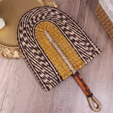 New Woven Straw Fan