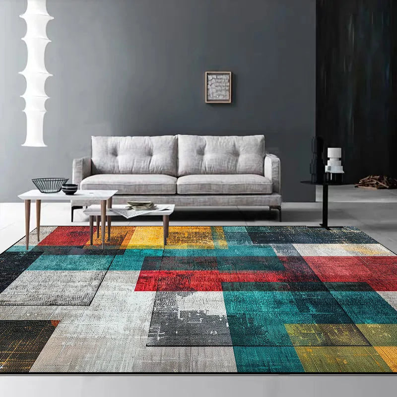 New Nordic Abstract Geometric Carpets