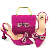 New Arrival Fashion Italian Shoes and Bag Sets