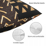 New African Mud Printed Polyester Cushion Cover