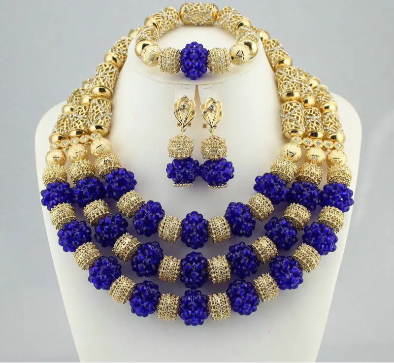 Amazing african beads jewelry set