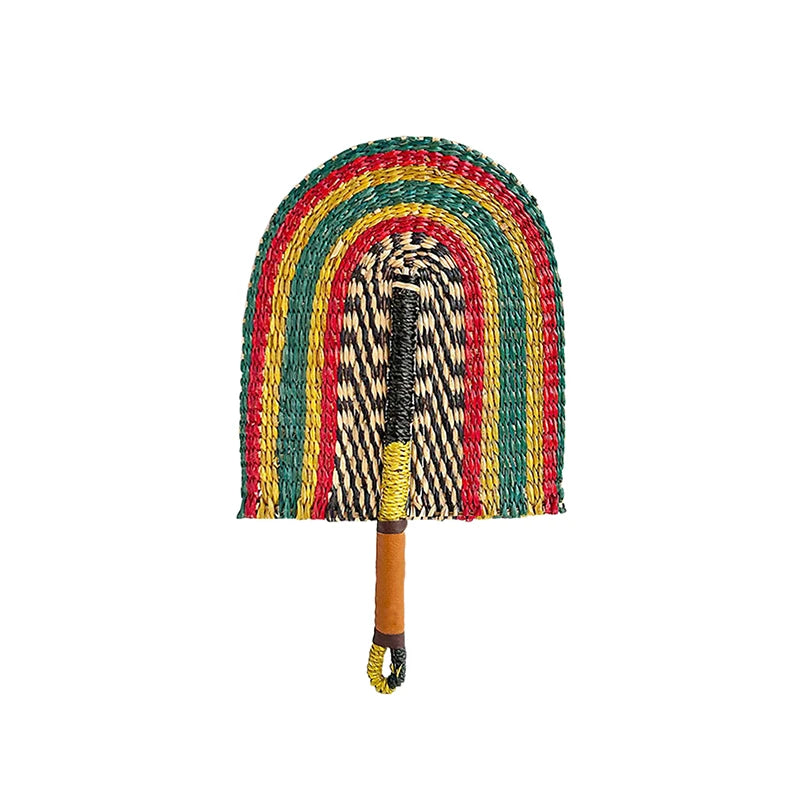 New Woven Straw Fan