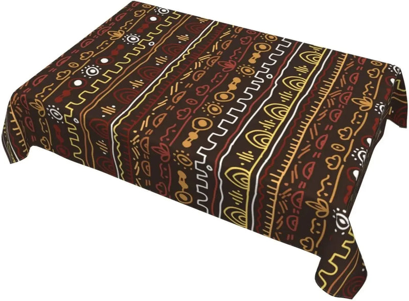 African Tribal Ethnic Rectangle Tablecloth