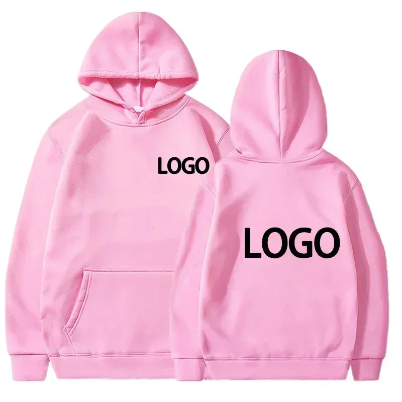 New Loose Custom Logo Pictures and Text Team Casual Clothing