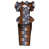 African Women  Ankara Dashiki  Dress