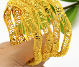 ANIID 24K Gold Color Bangle Bracelet