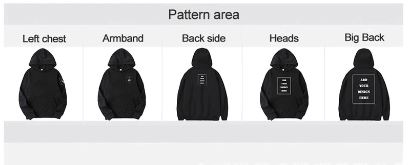 Your Own Design Brand Logo/Picture Personalized Custom Hoodies