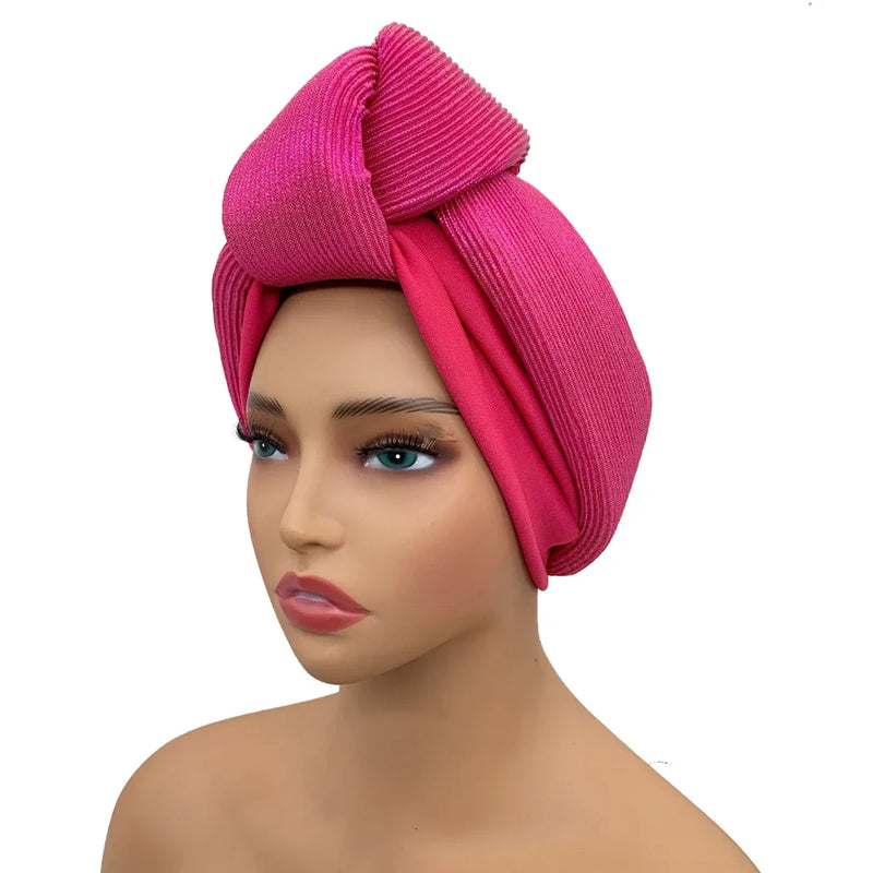 Nigeria Wedding Headtie Party Headwear Muslim Hat