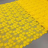 High Quality Lace Water Soluble Embroidered Fashion Soft  Lace Fabric