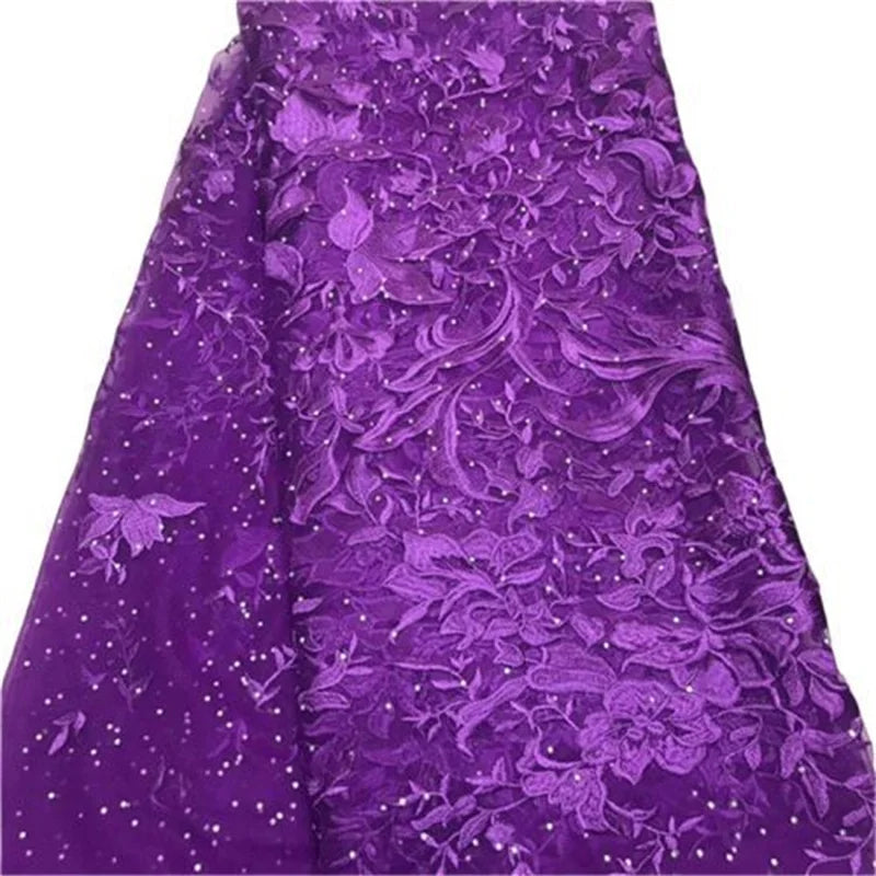 High Quality Jacquard Brocade Lace Fabric