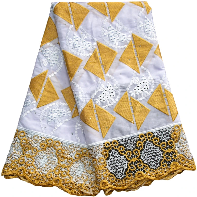 Kalume African Swiss Voile Lace Fabric