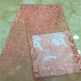 New african guipure cord lace fabric