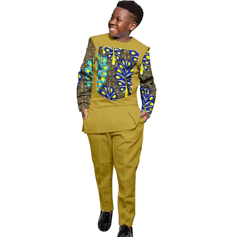 New Long Sleeves Wax Print Anakara Clothing